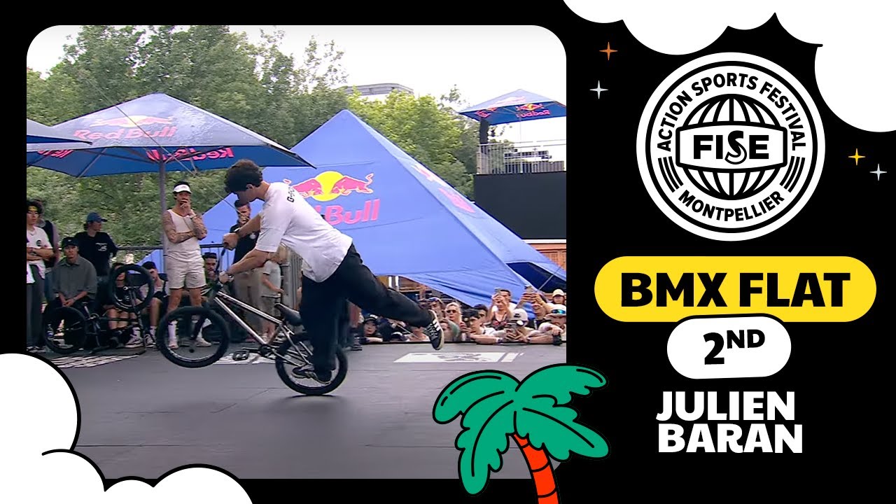 Julien Baran – 2nd Place Run | BMX Flatland World Cup Men FISE Montpellier 2025