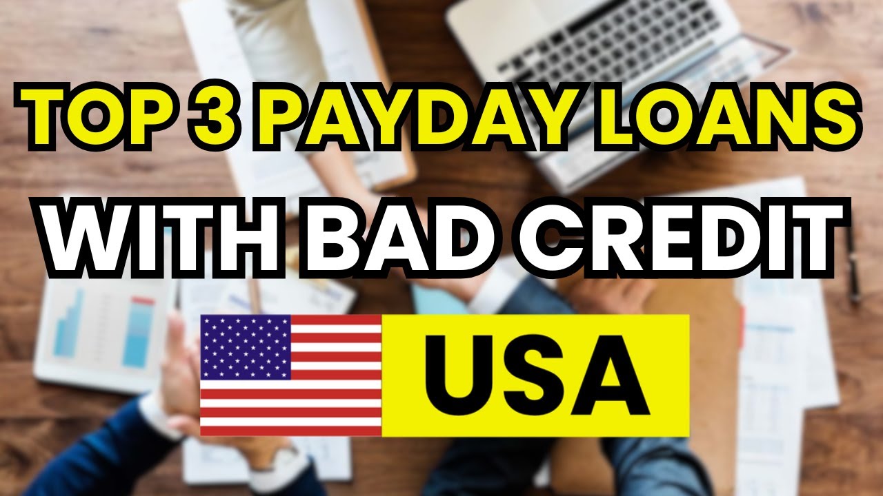 💸 Top 3 best Payday Loans for People With Bad Credit in USA (2026)