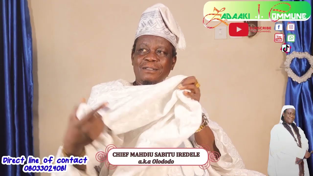 Interview Session with Chief MAHDIU Sabitu Iredele Part_A