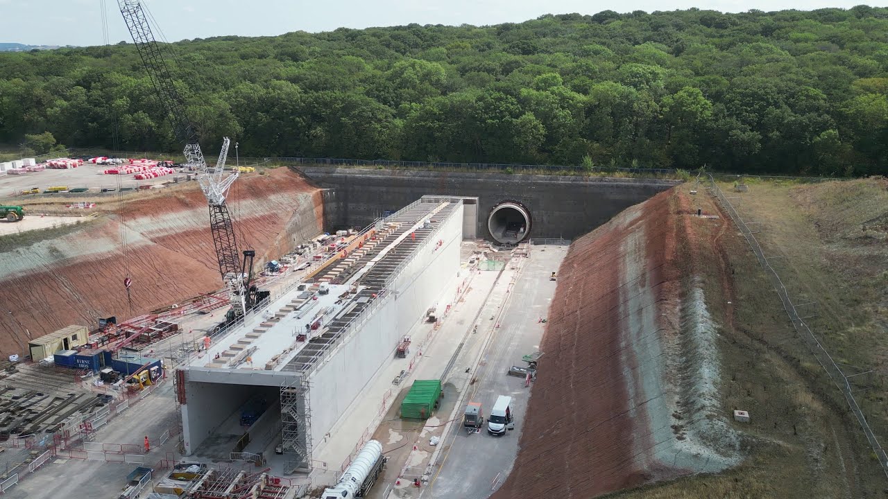 HS2 Long Itchington Wood Tunnel North Portal | Longhole Viaduct