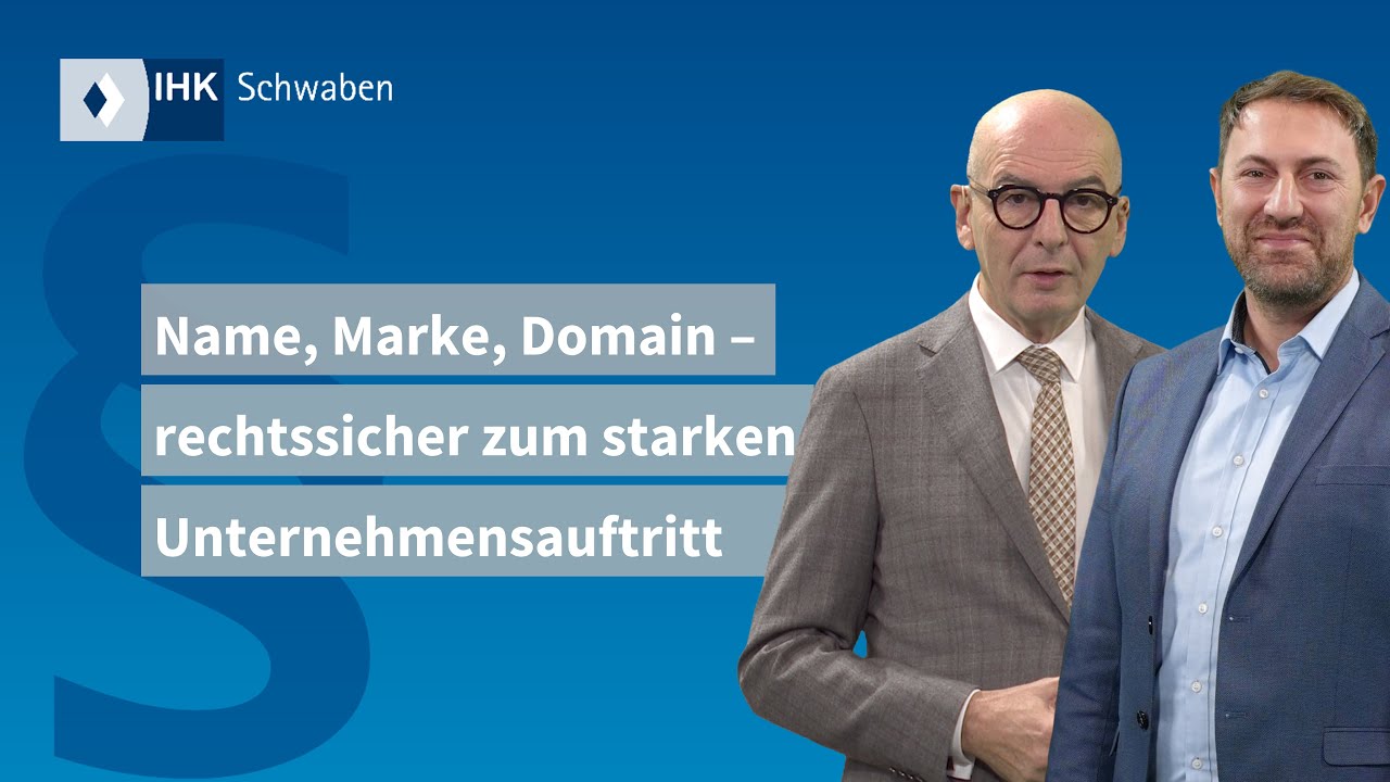 Name, Marke, Domain – rechtssicher zum starken Unternehmensauftritt