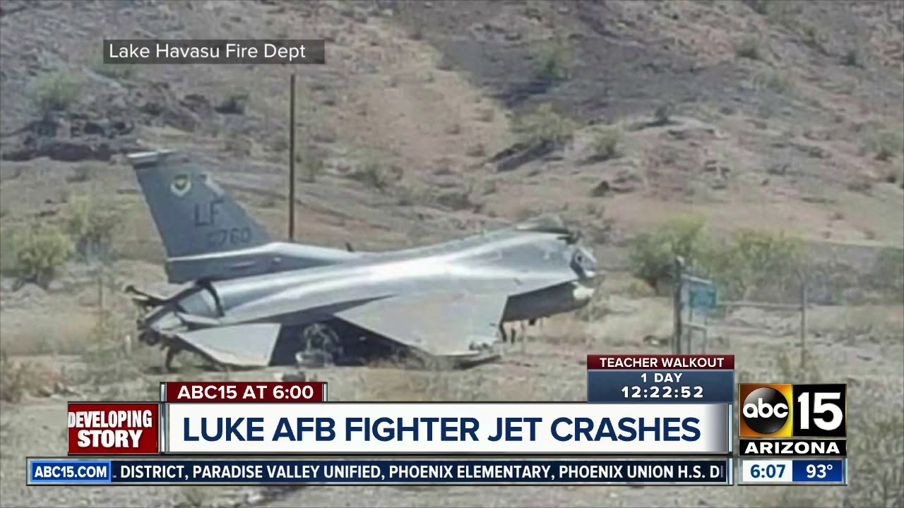 Latest on Luke Air Force Base fighter jet crash