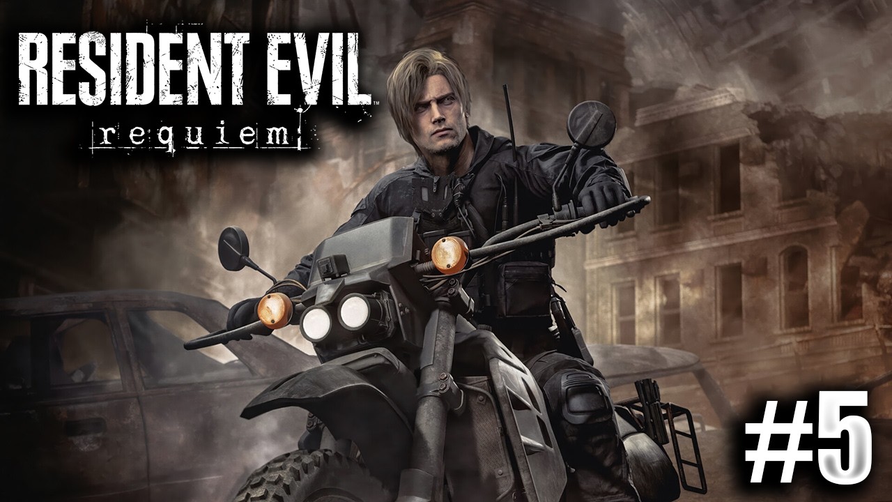 🔴 ESCAPAMOS en moto de RACCOON CITY!! | RESIDENT EVIL Requiem #5 ☣