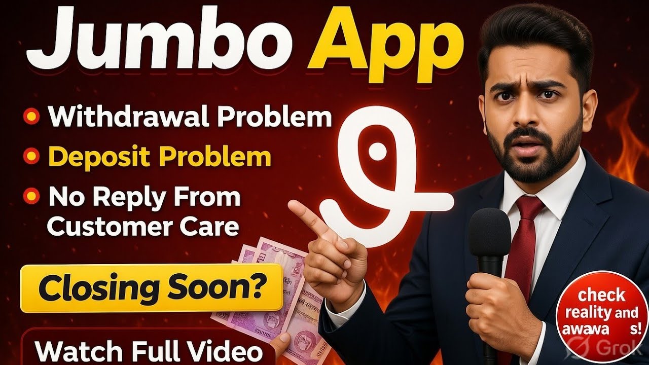 Jumbo top up problem | jumbo app withdrawal problem | jumbo app big update, how to fix deposit issue