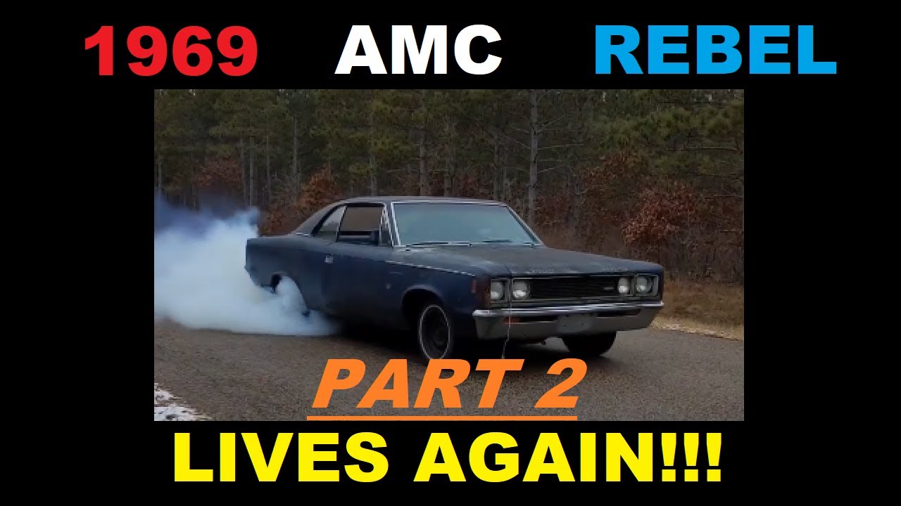 Drum Brake Repair! & Burnouts? Attempting to DRIVE an ABANDONED 1969 AMC Rebel! - Part 2