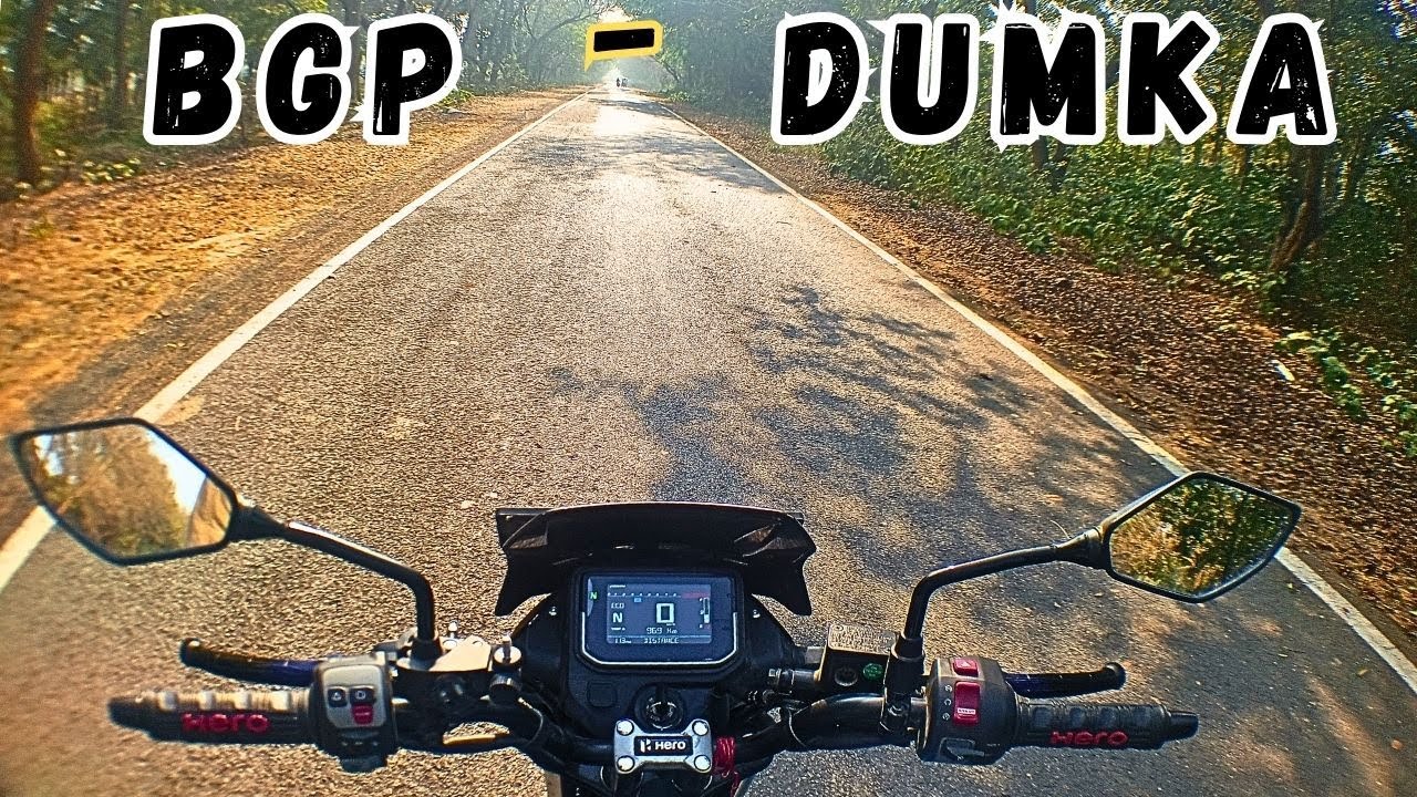 BHAGALPUR ~ GODDA ~ DUMKA  Expressway 🛣️❗By Road Hero Glamour X 😀