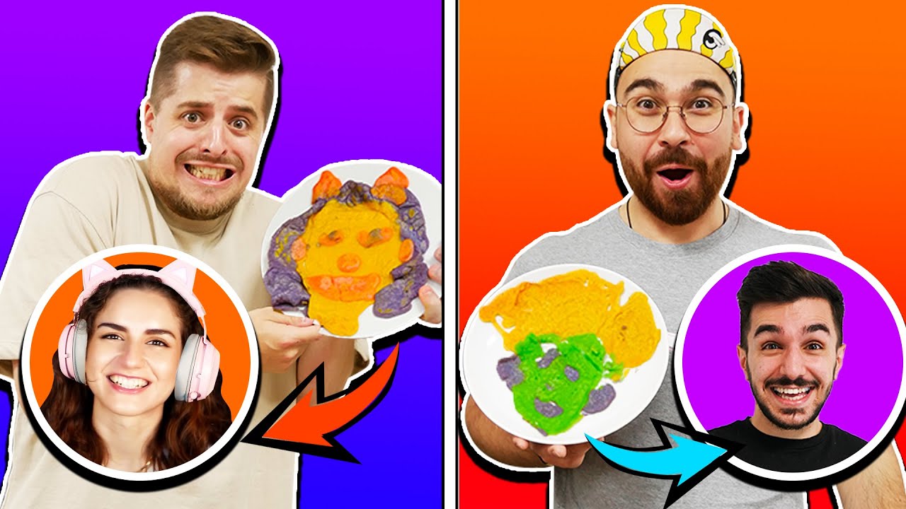 WIR MALEN DIE CREW bei der PANCAKE ART CHALLENGE! Alle werden uns hassen