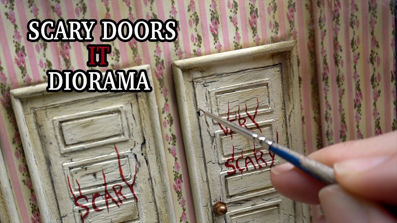 How to Make the IT Scary Doors | Diorama