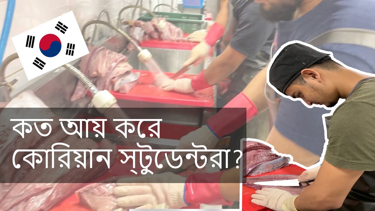 PART TIME JOB INCOME IN SOUTH KOREA - কোরিয়ান রেস্টুরেন্টে ইনকাম কত?