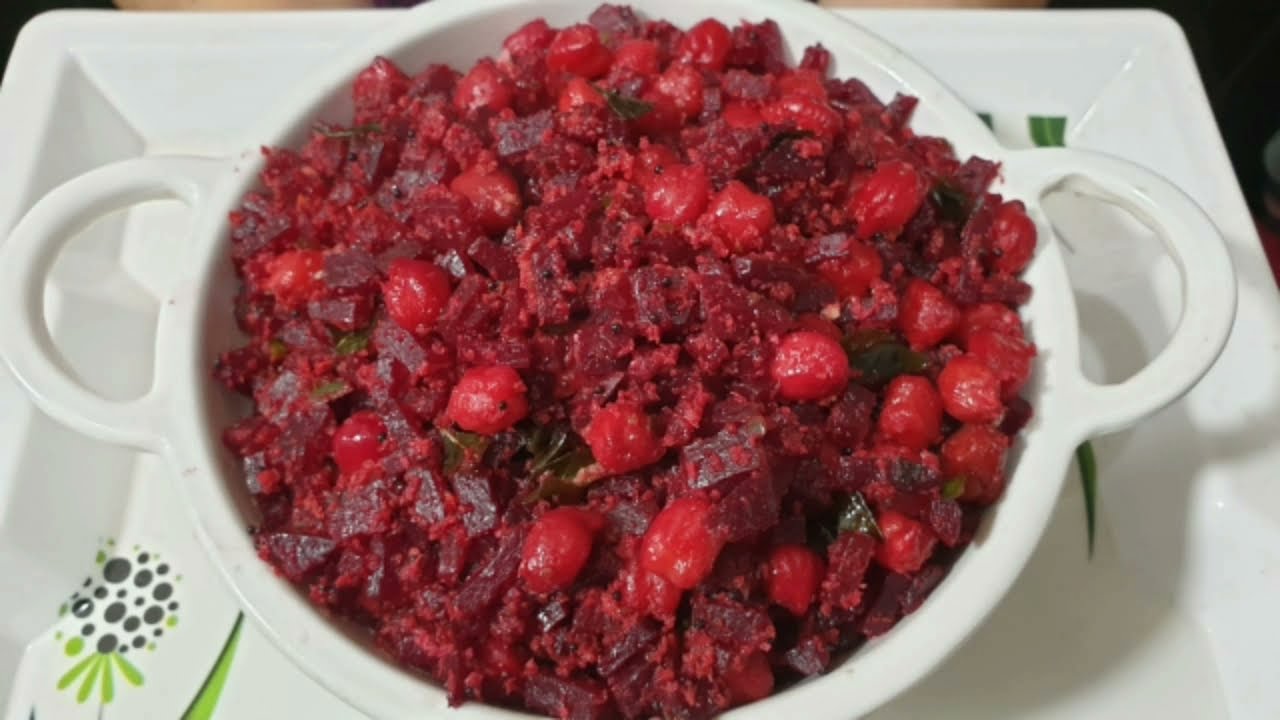 ಹೋಟೆಲ್ ಸ್ಟೈಲ್ನಲ್ಲಿ ಕಾಬೂಲ್ ಕಡಲೆ ಬೀಟ್ ರೂಟ್ ಪಲ್ಯlKabuli chana beetroot frylBy Smartha Brahmin's Kitchen