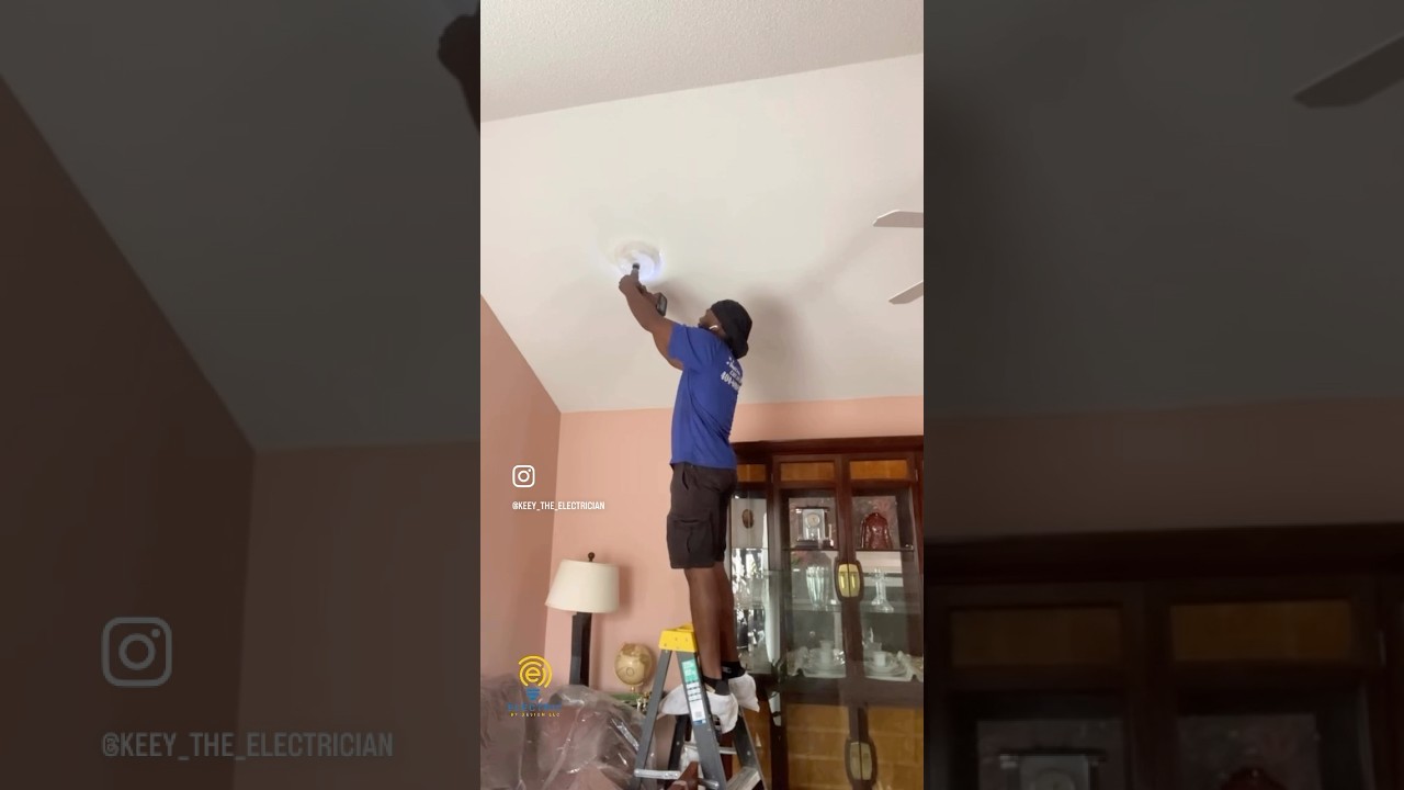 ￼Installing recessed lighting  is a good way to enhance visibility 