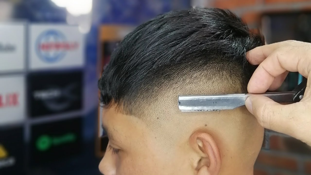 cómo usar la navaja en un corte de pelo cómo borrar la línea que deja la navaja en un corte de pelo