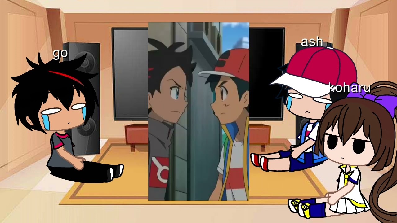 ash, go y koharu reaccionan a algunos videos (pokemon reacciona) parte 2