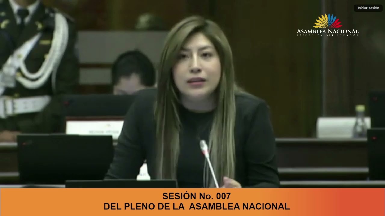 Asambleísta Inés Alarcón - Sesión 007 - 
