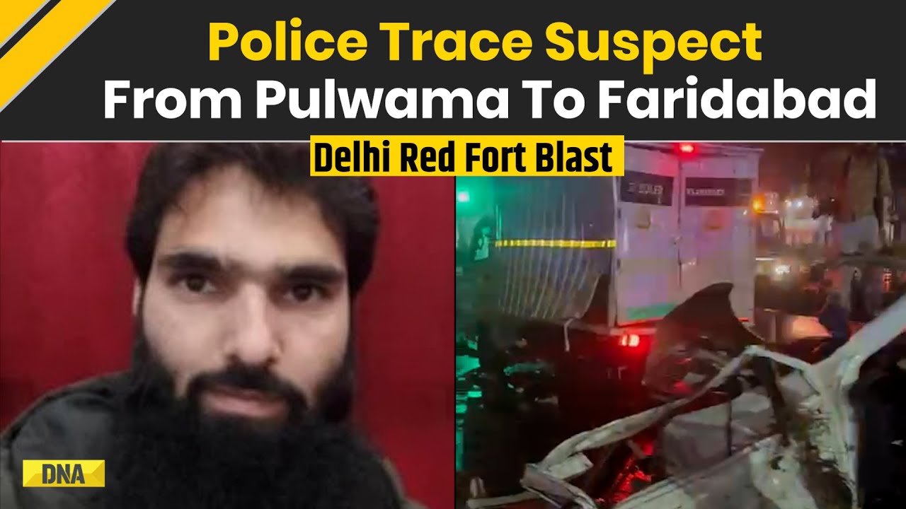 Delhi News: Police Trace Suspect From Pulwama To Faridabad | Red Fort Investigation