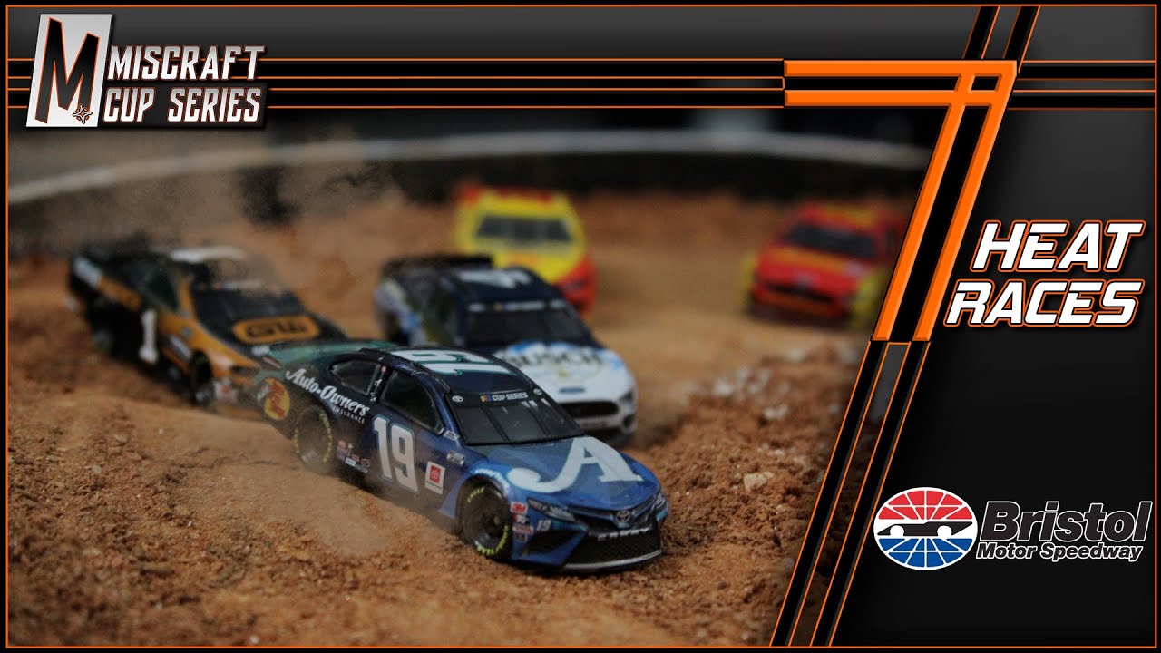 Miscraft Cup Series // S7 R4 Heats // Bristol Dirt [NASCAR Stop-motion]
