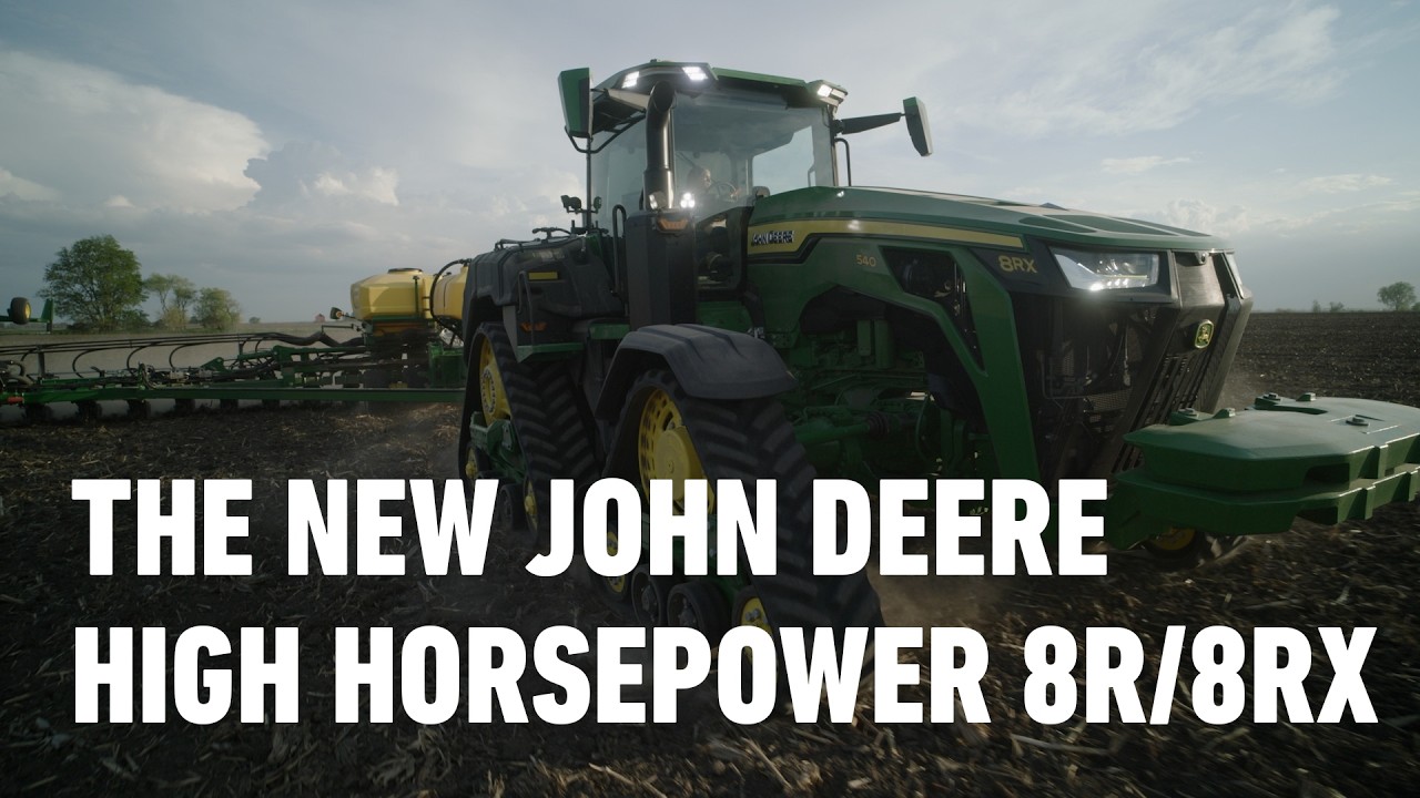 Meet the New John Deere 8R Tractors (440, 490, 540)