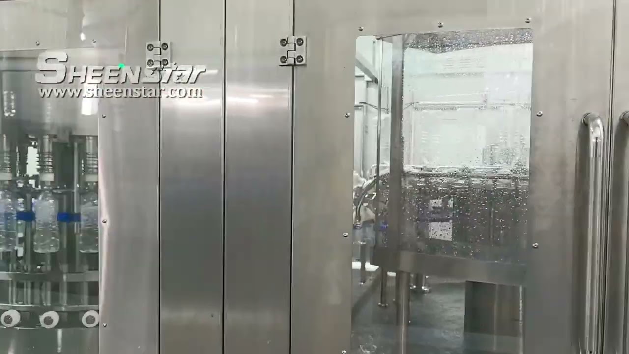 15000bph XGF32-32-8 complete bottle water filling line in Ghana