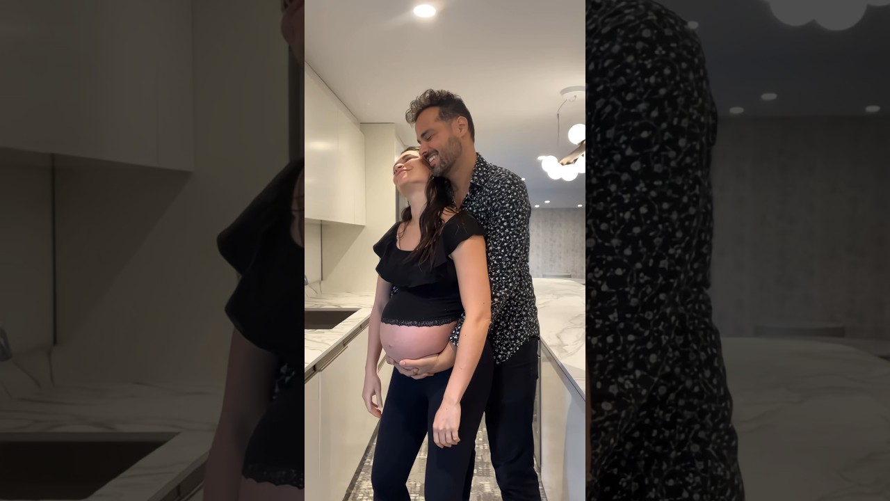 Life Hack how to make it easier for my 33 weeks pregnant wife 😍 #shorts #pregnancy #couple