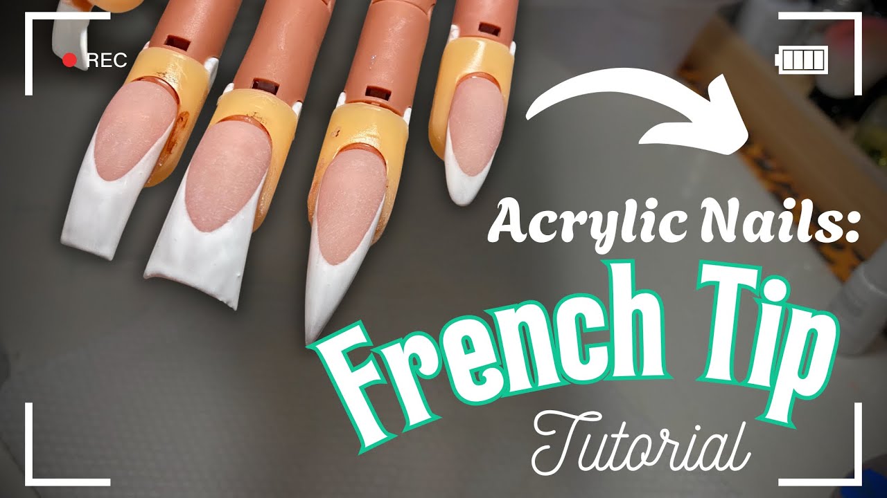 EP.4 | ACRYLIC NAIL: French Tip Tutorial💕 [BEGINNER FRIENDLY]