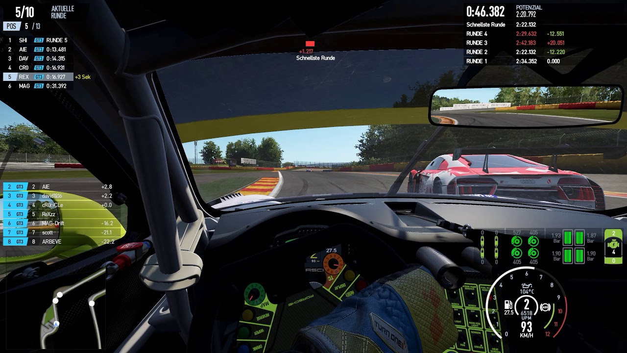 Incredible Project Cars 2 Online Race - P27 to P1 - Porsche 911 GT3 R@Spa