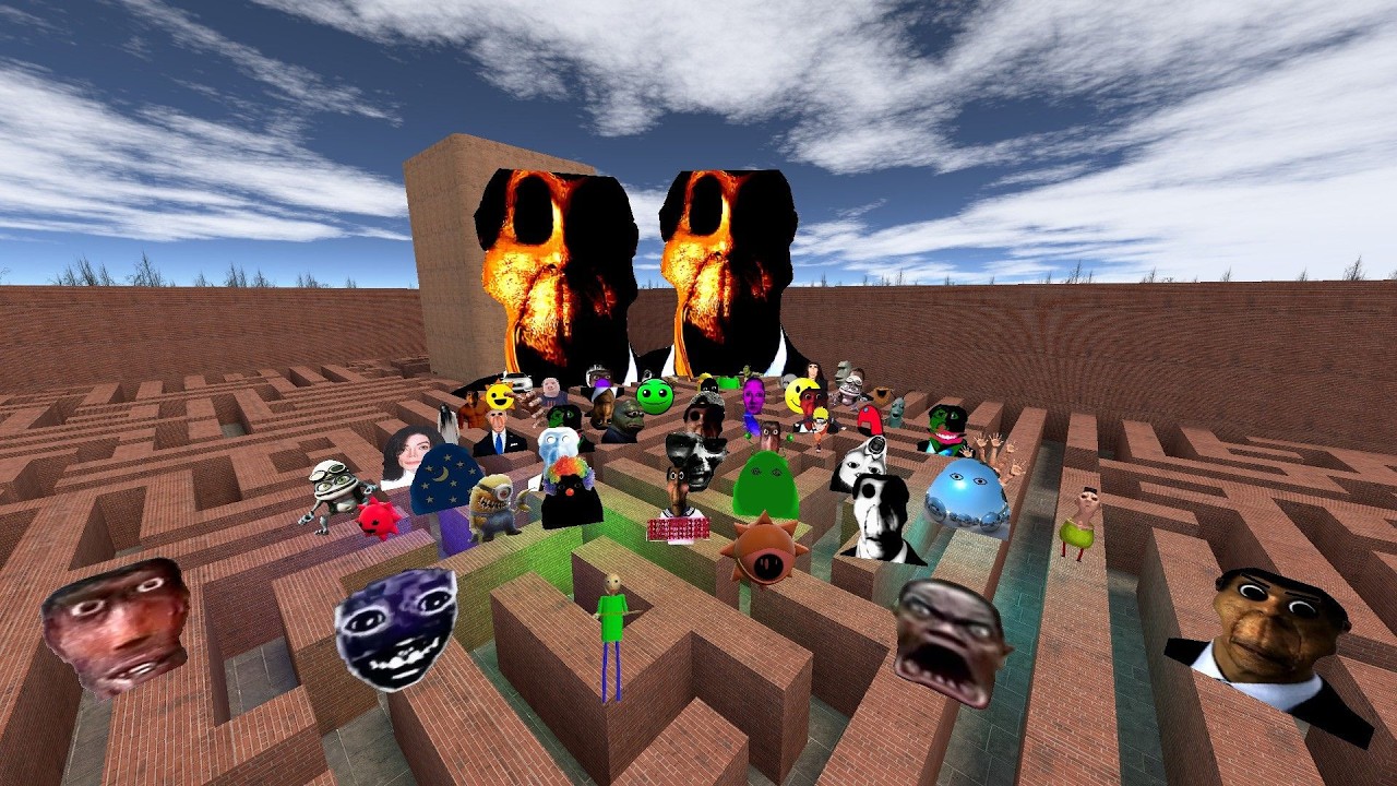 Hi Happy Crazy Fog Angry Munci Sad Pepe Big Boss Aobunga Nextbot Gmod Is Maze 