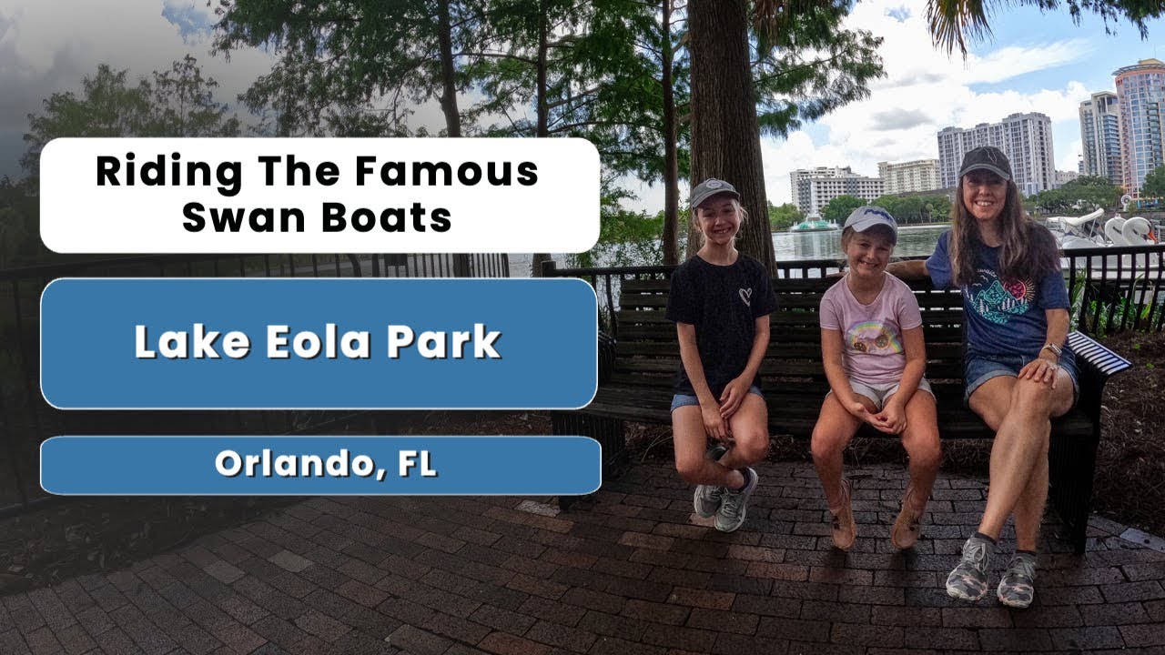 Riding The Famous Swan Boats | Lake Eola Park | Orlando, FL