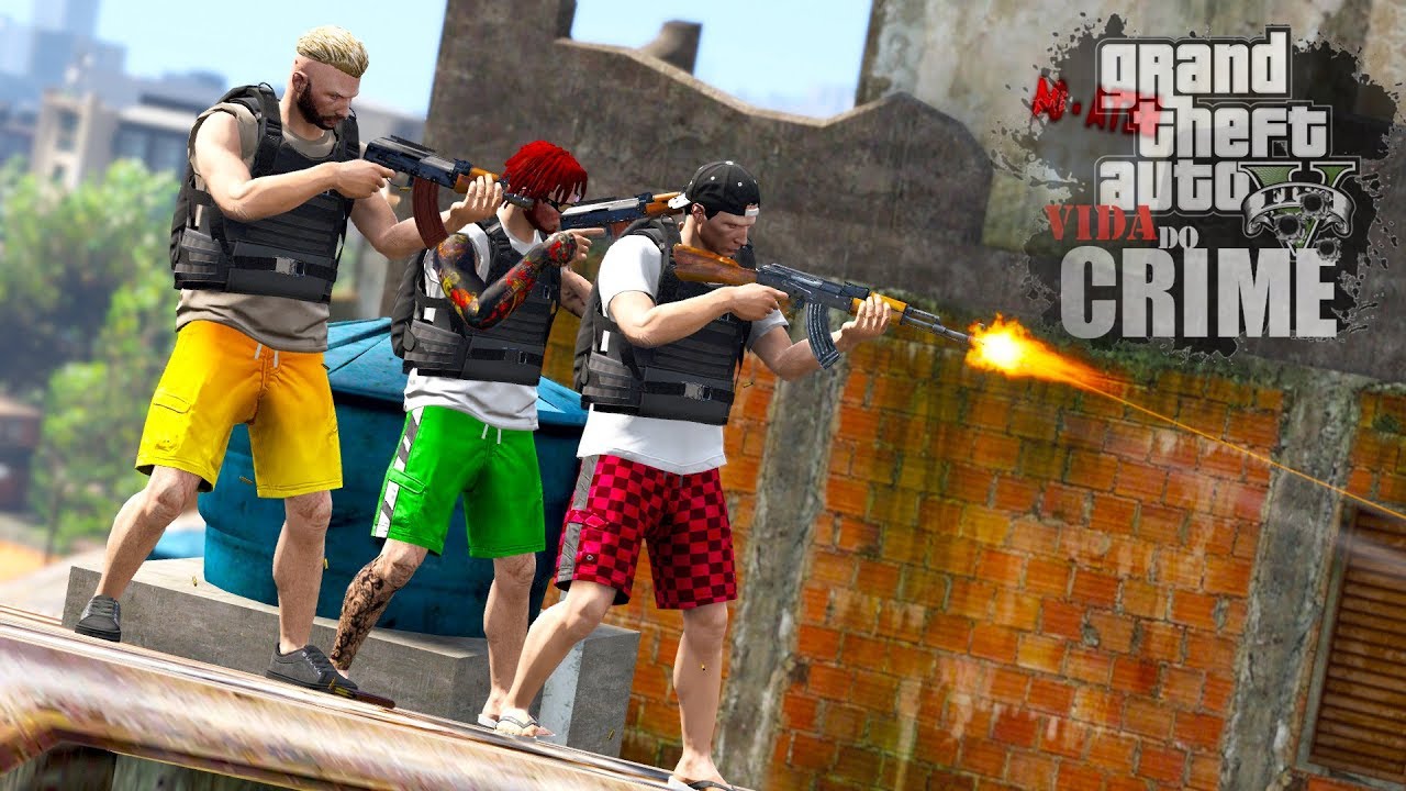 GTA V: VIDA DO CRIME | TOMAMOS A FAVELA, A IRMÃNDADE AGORA É NOSSA #EP.25