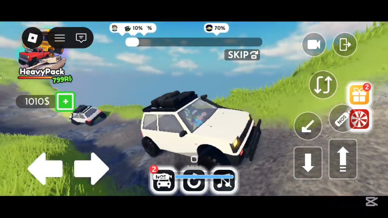 4x4 Cars Obby in ROBLOX! Video ENDS when I FALL!