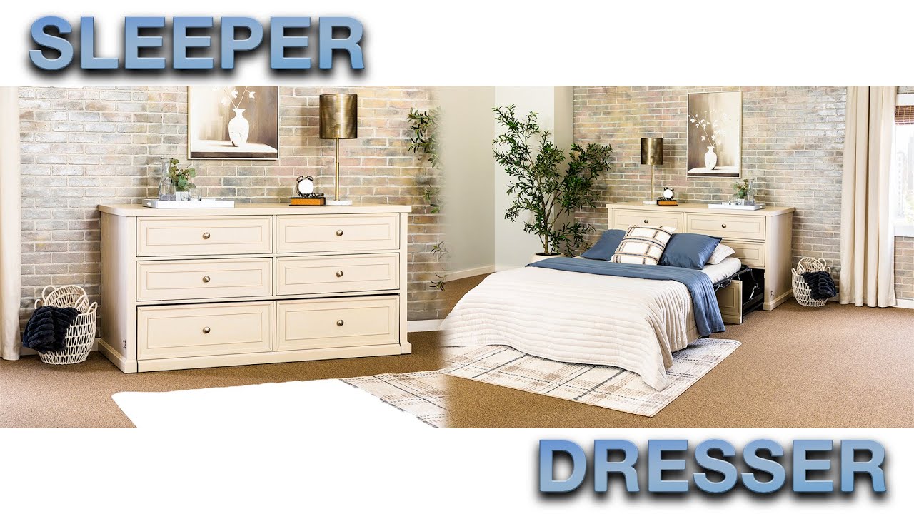 Комод-кровать Soren с 4 ящиками, размер Queen | Hillsdale House | AFW