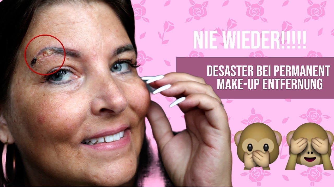 ☠️ 💩 Dramatische Folgen nach PMU-Remover! Fast Blutvergiftung durch Permanent Make-Up Entfernung!