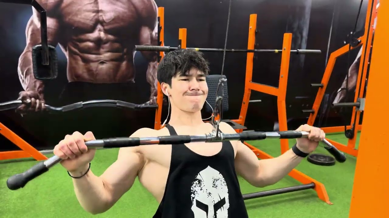 One of my days at the gym.”