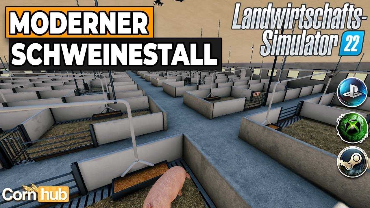 LS22 Mods - Moderner Schweinestall - LS22 Modvorstellung