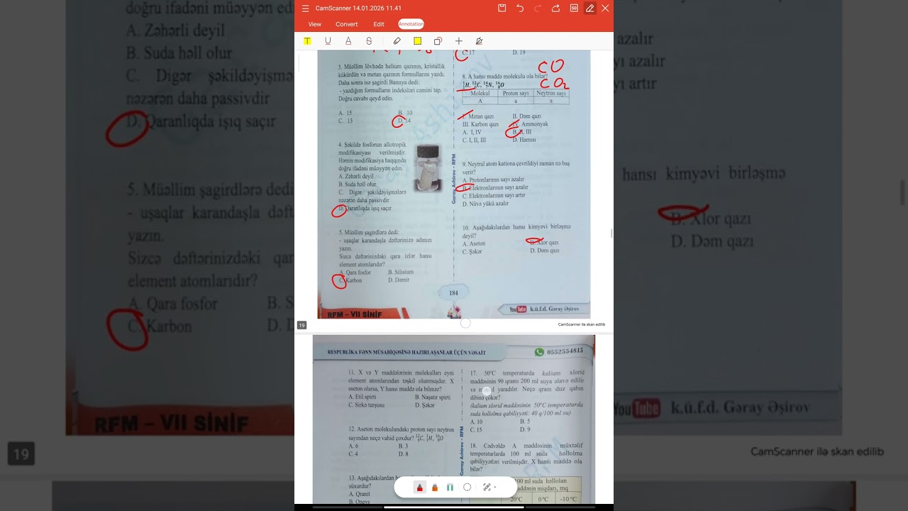 2026 Kimya Gəray Əşirov sınaq N9#keşfet #keşfet #education #kəsfet #kəşfett #keşfetbeniöneçıkar 