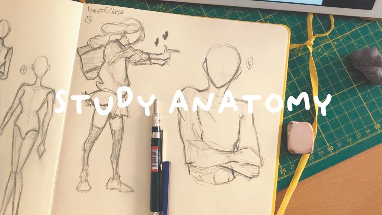 Anatomi çizimi 4.Gün (7 günlük challenge✨💪🏻)