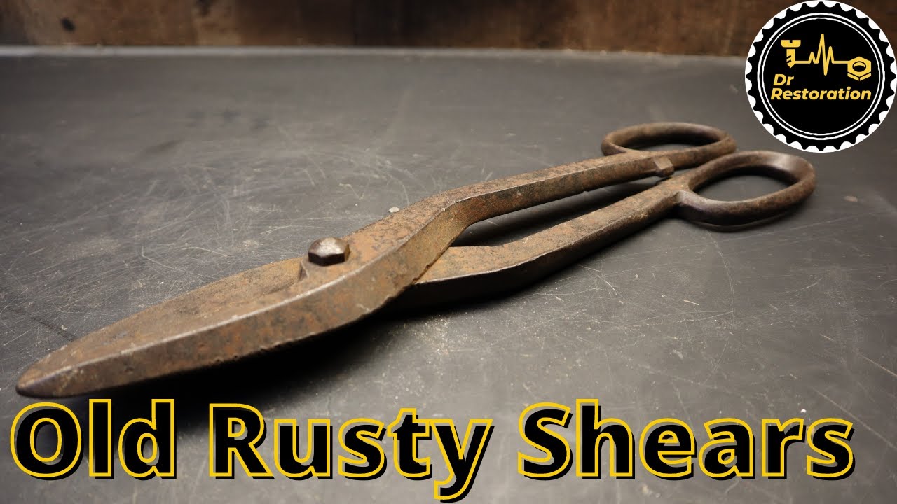 Old Rusty Scissors  Restoration