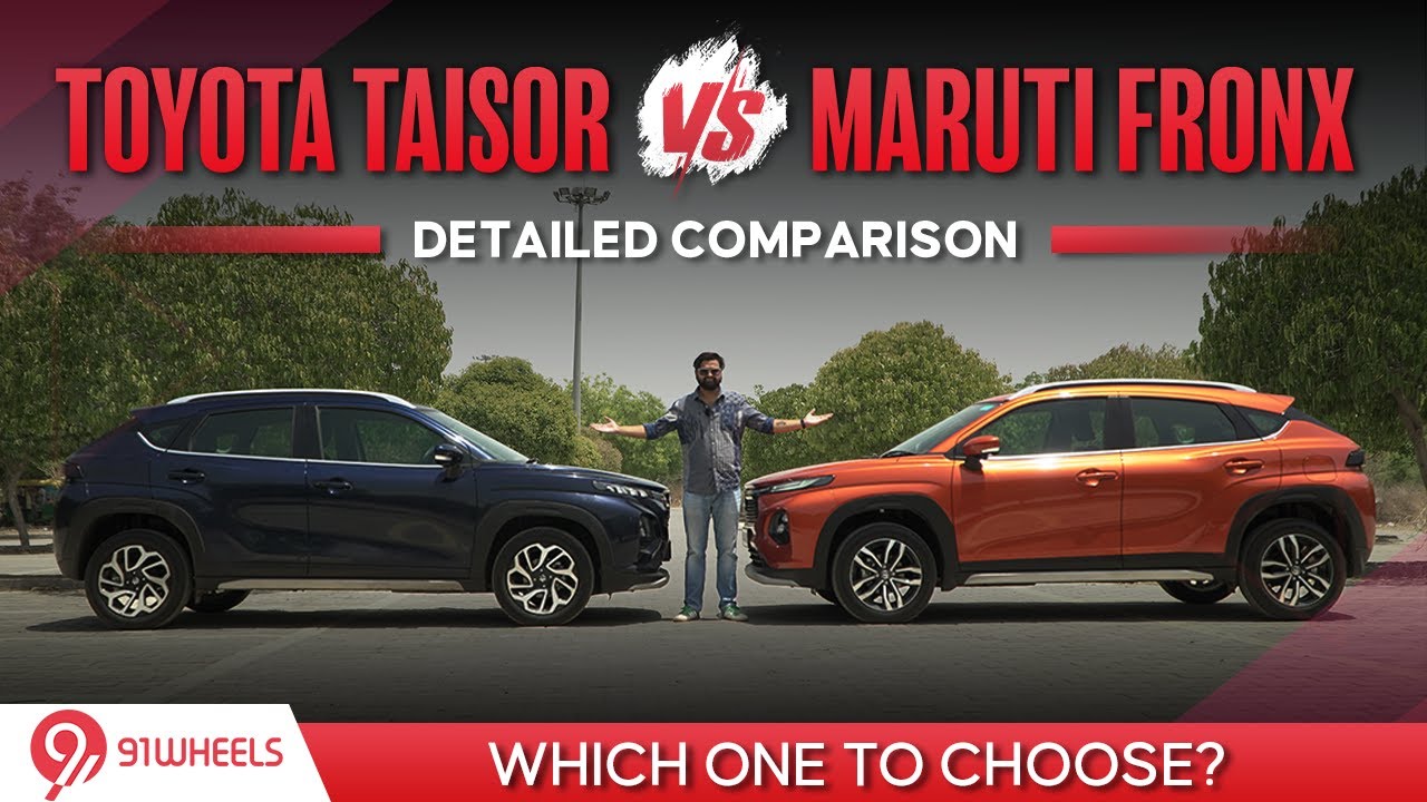 Toyota Taisor и Maruti Suzuki Fronx: подробное сравнение | Какой выбрать?