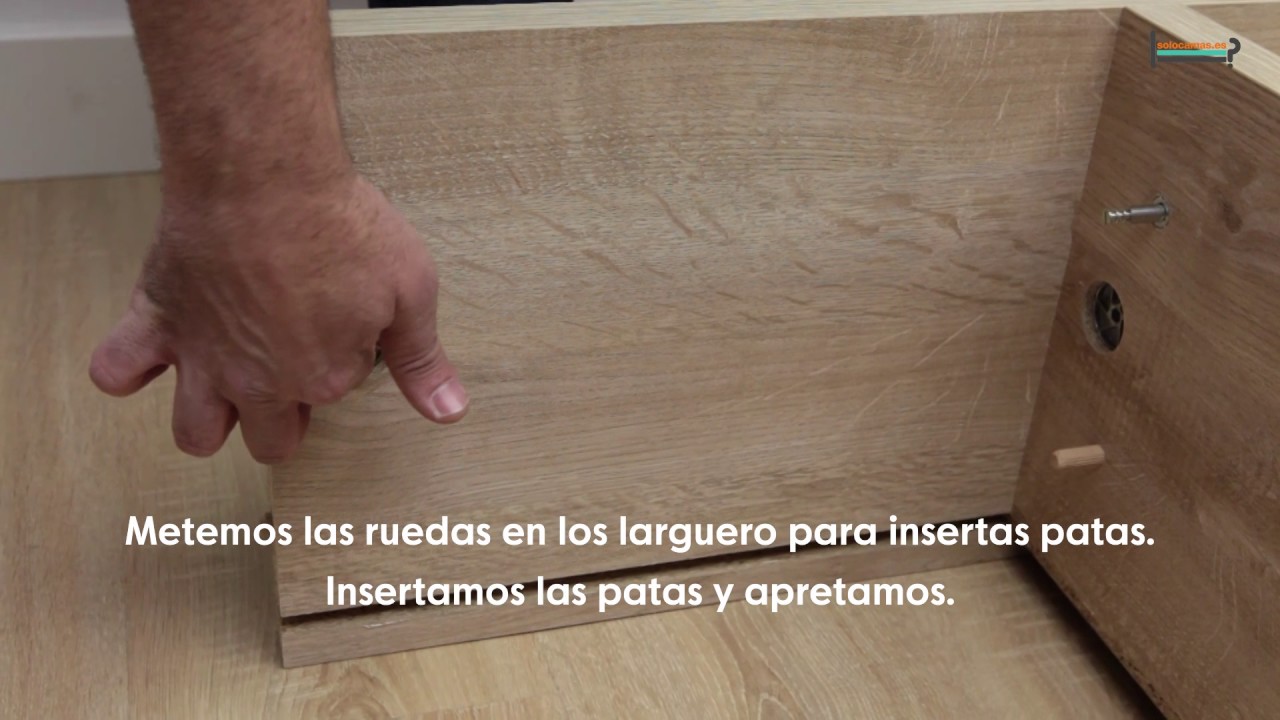 Cómo montar el Canapé Tilo de Solocamas