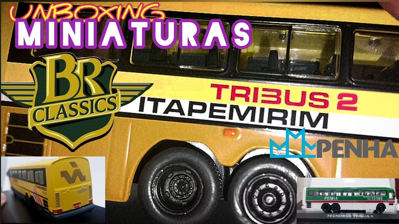 CONFERINDO EM DETALHES AS MINIATURAS DO TRI3US 2 BY BR CLASSICS #bus #itapemirim #tribus2
