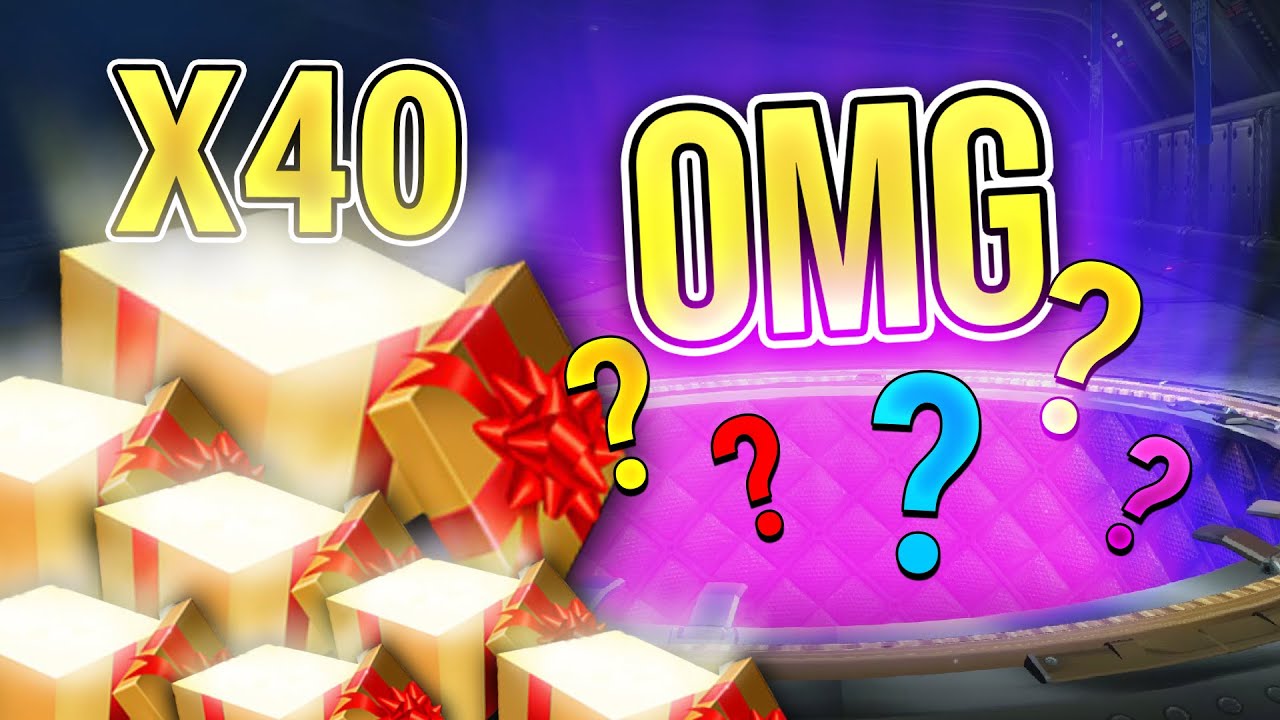 *NEW* HUGE GOLDEN GIFT CRATE OPENING ON ROCKET LEAGUE! BEST LUCK