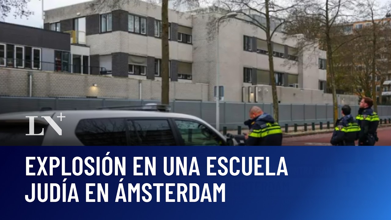 Explosión en una escuela judía en Ámsterdam