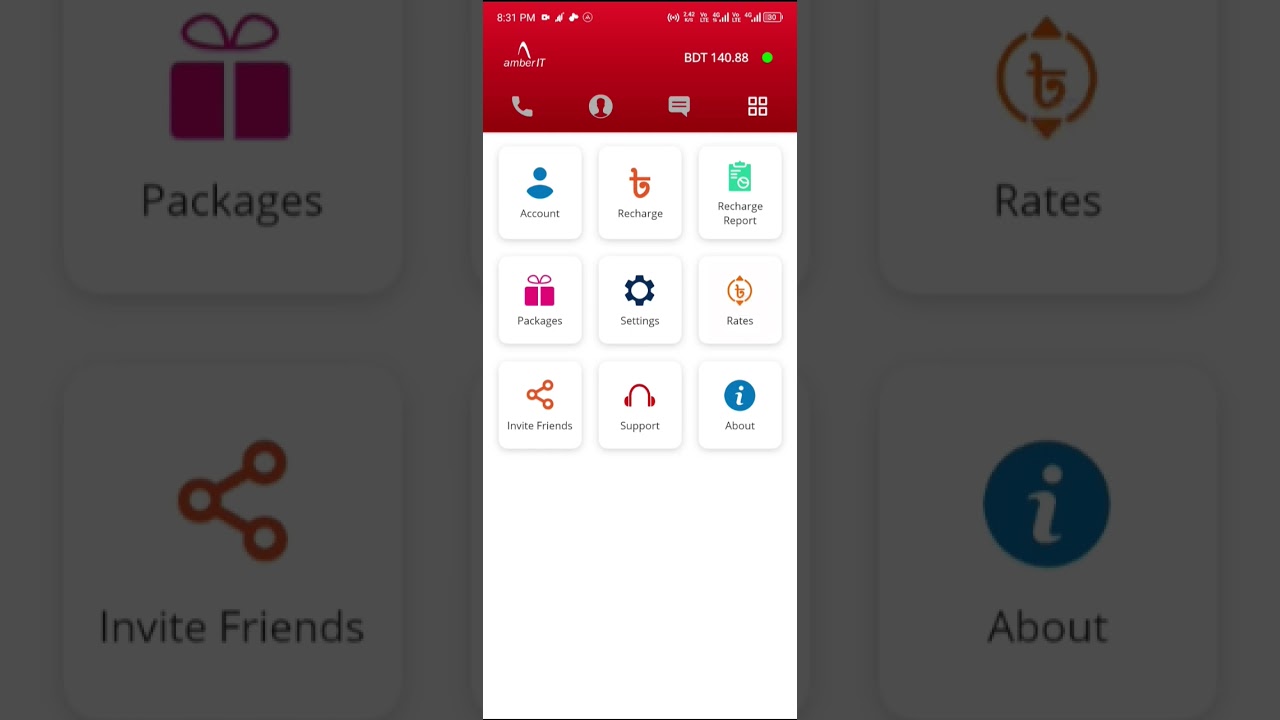 Bonus Offer!!!Amber IT IP Phone app এ এখন মাত্র 100 টাকা রিচার্জেই পেয়ে যাচ্ছেন পুরো 350 মিনিট!