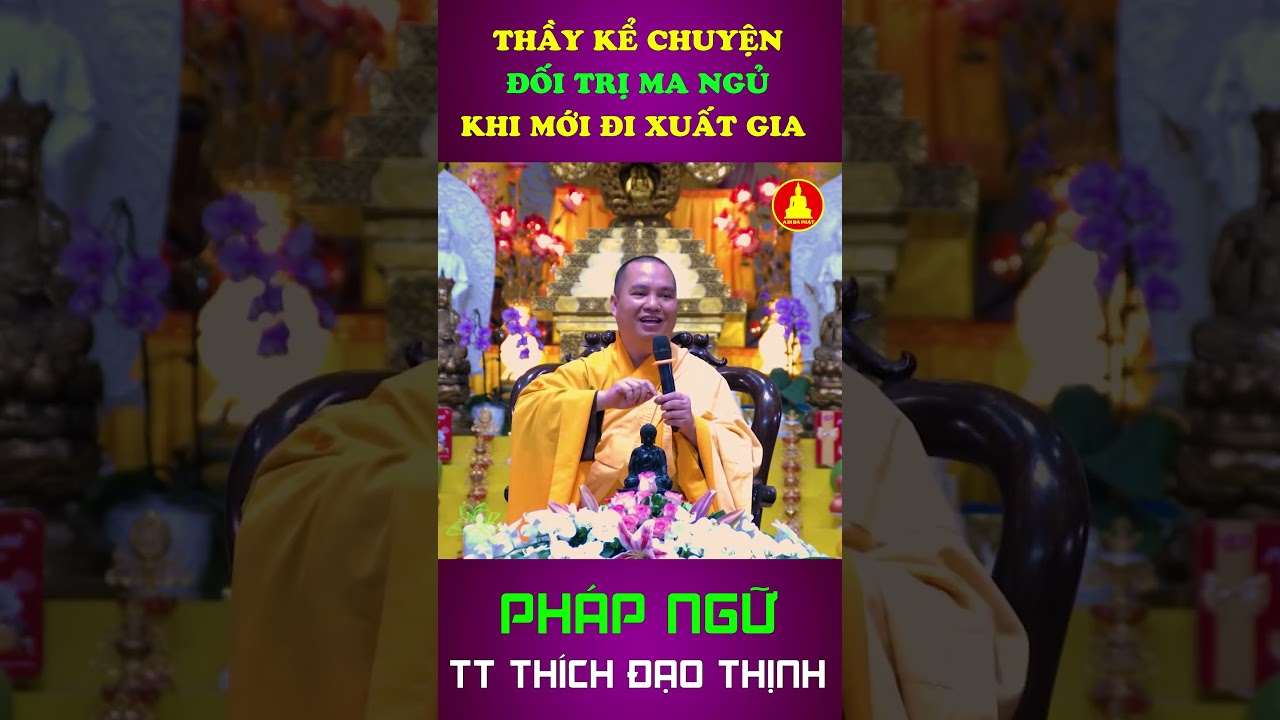 Thầy kể chuyện đối trị ma ngủ┃Thầy Th&iacute;ch Đạo Thịnh #shorts