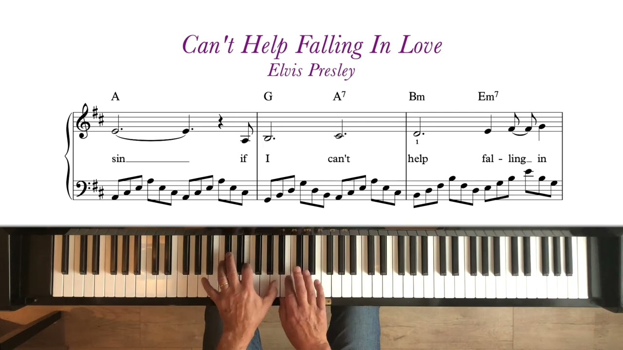 Can't Help Falling In Love - Elvis Presley | Early Intermediate Piano Tutorial + Sheet Music