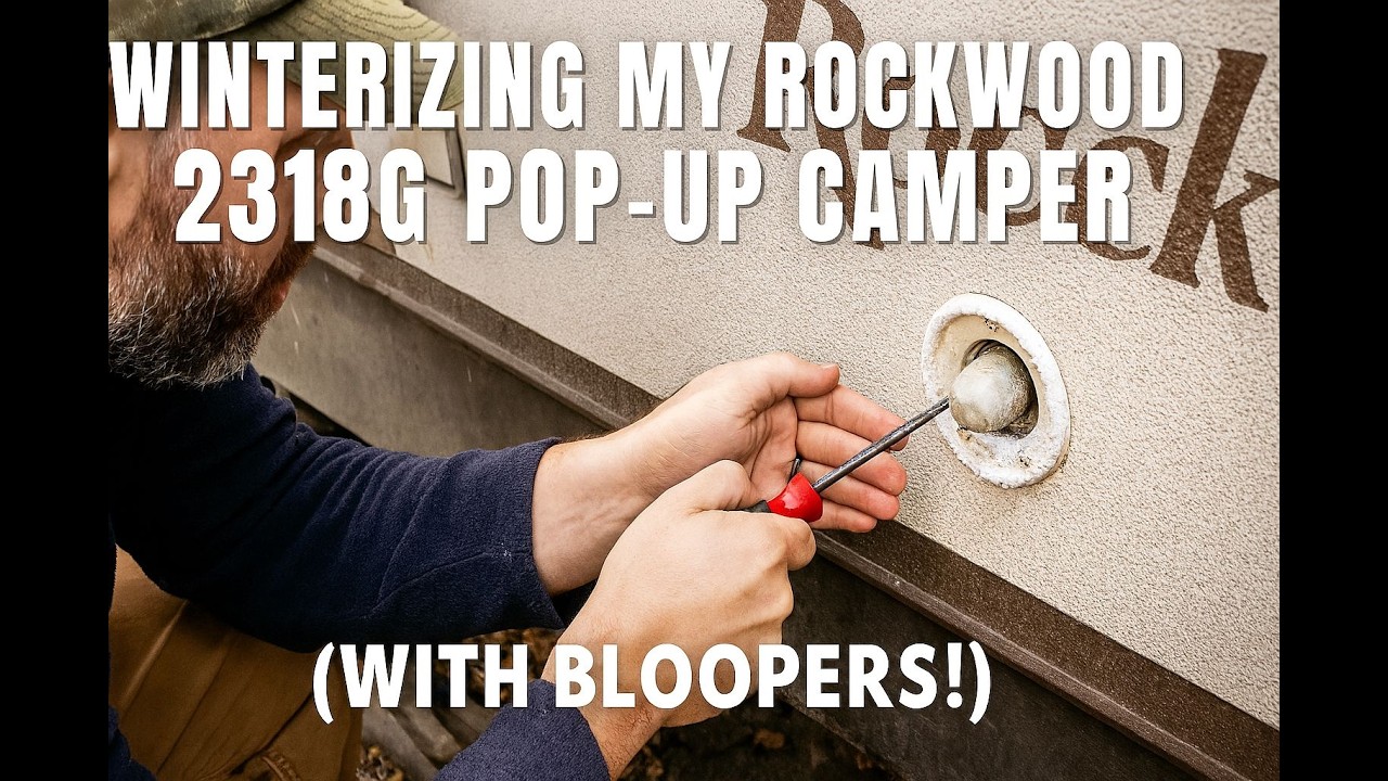 Подготовка к зиме моего складного кемпера Rockwood 2318G (с ошибками и извлеченными уроками!)