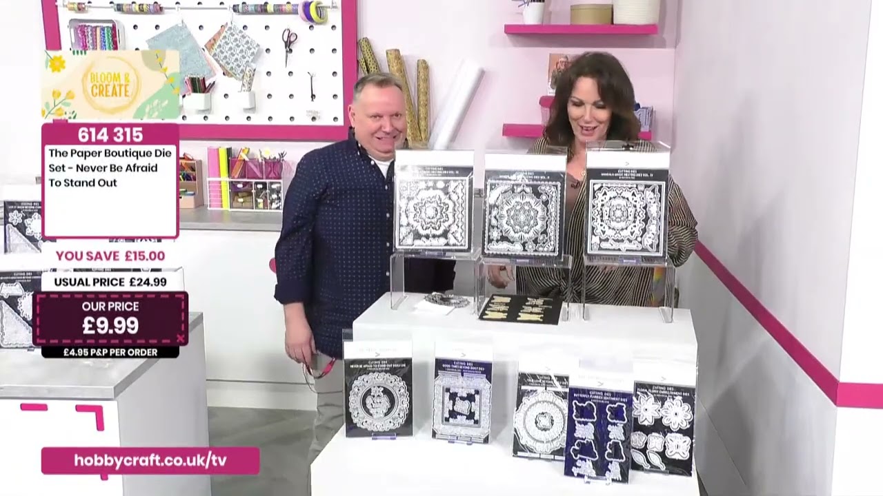 Скидки на наборы вырубных штампов от Paper Boutique!