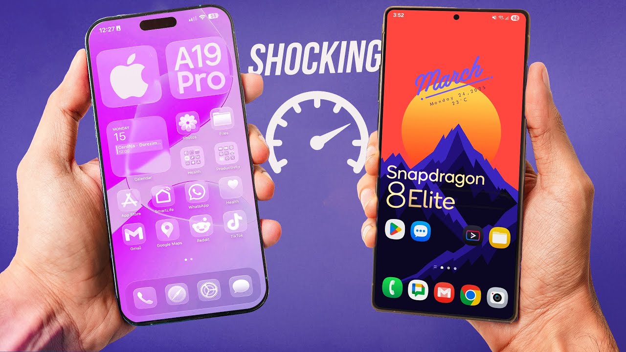 iPhone 17 Pro Max vs Samsung Galaxy S25 Ultra - Speed Test (WOW)