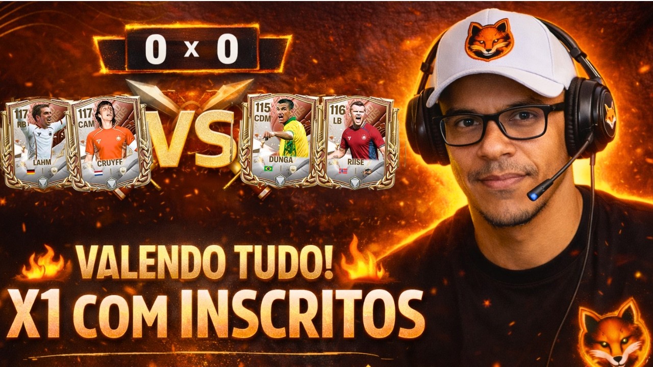 🔥 X1 CONTRA INSCRITOS AO VIVO! VALENDO HONRA NO FC MOBILE 🔥