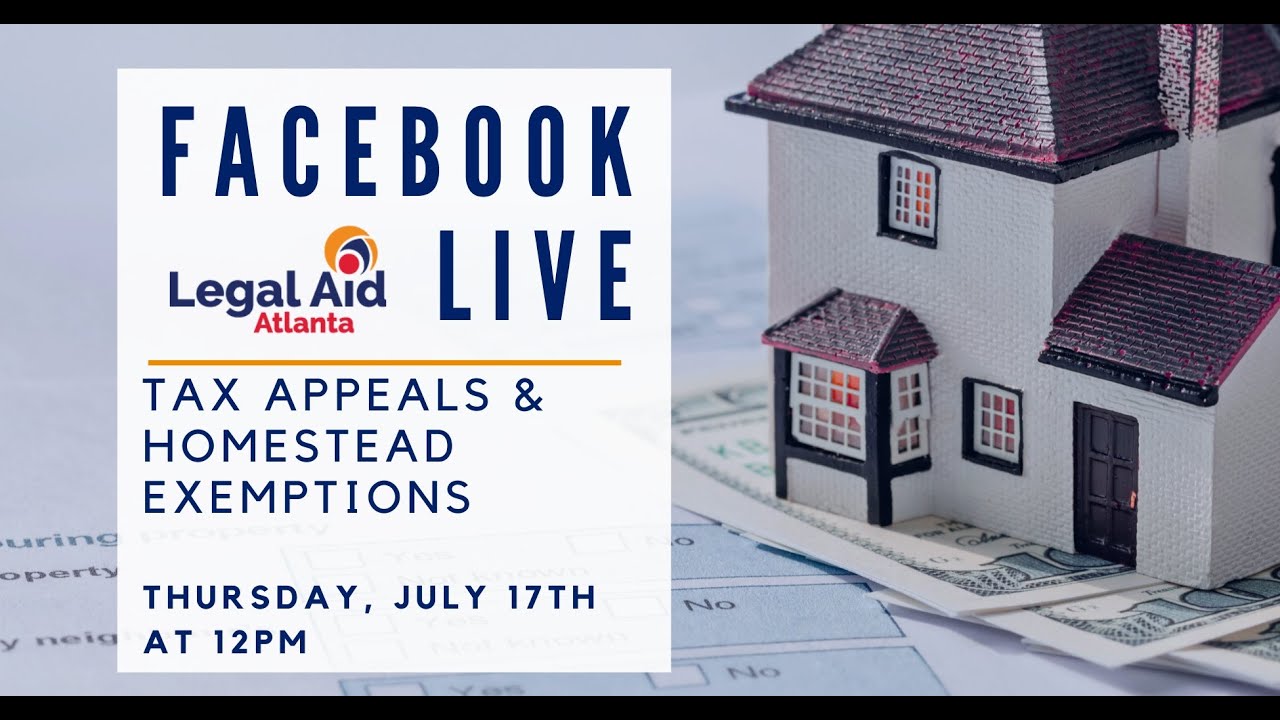 Learn about Tax Appeals and Homestead Exemptions in Georgia (Facebook Live with Stacy E. Reynolds)