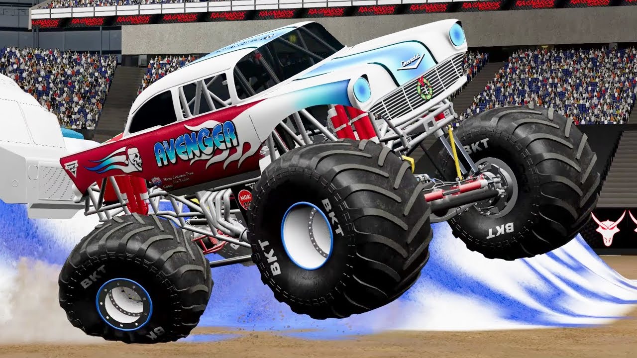 20 Truck Christmas 2022 Freestyle - BeamNG.Drive Monster Jam